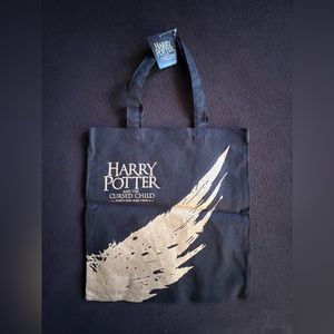NWT Harry Potter and the Cursed Child Pt. One & Part Two Official Logo Tote Bag